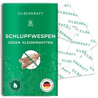 Silberkraft Schlupfwespen gegen Kleidermotten 6x2 St