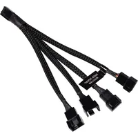 Alphacool Y-Splitter 4-polig auf 4x 4-Pin PWM, 15cm schwarz