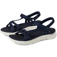 SKECHERS GO WALK FLEX SANDALE SUBLIME, Marineblau Textil, 56
