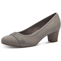 Jana Damen Pumps mit Glitzerdetails Vegan, Braun (Stone), 40