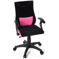 MID.YOU Jugenddrehstuhl Kiddy Pro Al ca.50x87-97x40cm Schwarz,Pink