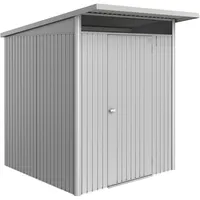 Biohort Metall-Gerätehaus AvantGarde ECO A1 silber-metallic Standardtür