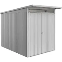 Biohort Metall-Gerätehaus AvantGarde ECO Gr. A3 silber-metallic Doppeltür