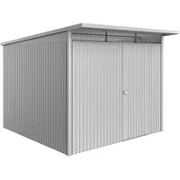 Biohort Metall-Gerätehaus AvantGarde ECO A7 silber-metallic Standardtür