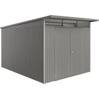 Biohort Metall-Gerätehaus AvantGarde ECO Gr. A8 quarzgrau-metallic Doppeltür