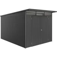 Biohort Metall-Gerätehaus AvantGarde ECO Gr. A8 dunkelgrau-metallic Doppeltür