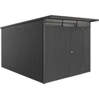 Biohort Metall-Gerätehaus AvantGarde ECO A8 dunkelgrau-metallic Standardtür