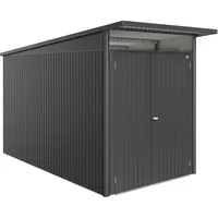 Biohort Metall-Gerätehaus AvantGarde ECO Gr. A4 dunkelgrau-metallic Doppeltür