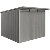 Biohort Metall-Gerätehaus AvantGarde ECO A7 quarzgrau-metallic Standardtür