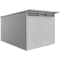 Biohort Metall-Gerätehaus AvantGarde ECO A8 silber-metallic Standardtür