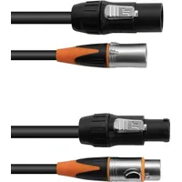 Eurolite Kombikabel DT-2 DMX IP T-Con/3 Pin XLR 5m