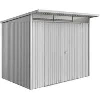 Biohort Metall-Gerätehaus AvantGarde ECO Gr. A5 silber-metallic Doppeltür