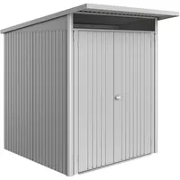 Biohort Metall-Gerätehaus AvantGarde ECO Gr. A1 silber-metallic Doppeltür