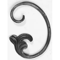 FeNau GmbH Ländliches Barock Schmiedeeisen 120x170 mm Material: 10