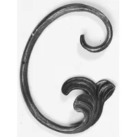 FeNau GmbH Ländliches Barock Schmiedeeisen 120x170 mm Material: 10