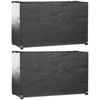 VidaXL Gartenmöbel-Abdeckungen 2 Stk. 8 Ösen 170x94x70 cm Rechteckig