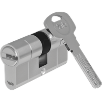 Yale - Doppelzylinder 2100, NGF, 35/40, Nickel satiniert