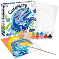 Sentosphere Colorizzy Malen nach Zahlen 1 St. Delfine