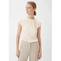 Comma, Comma Satinbluse mit Raffung - 42