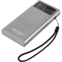 VOLTCRAFT PB PD20WLCD-10000 Powerbank 10000 mAh Fast Charge, USB