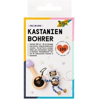Folia Bastelset Kastanienbohrer-Set natur/flieder