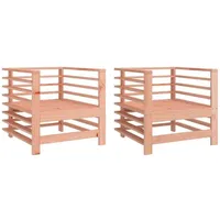 VidaXL Gartenstuhl 63,5 x 60 x 108 cm braun