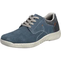 Rieker Herren 3501 Schnürer, Blau, 41 EU Weit