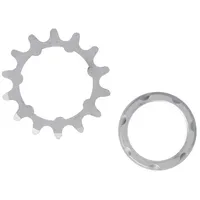XLC Single Speed Ritzel 1/8",14 Zähne mit Träger matt