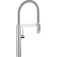 Blanco Küchenarmatur, CULINA-S II PVD steel Hochdruck Mit herausziehbarem