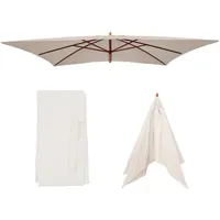 MCW Ersatzbezug Lissabon Polyester 3 x 4 m Weiß