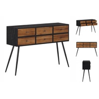 VidaXL Konsolentisch mit Schubladen Recyceltes Massivholz Teak