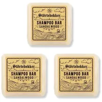 Störtebekker Shaving Accessories Störtebekker®- Festes Shampoo Sandelholz 3er Set