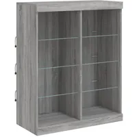 VidaXL Sideboard 81 x 100 x 37 cm grau