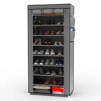Intirilife Faltschrank 170x58x28 cm in ASCH GRAU - mit