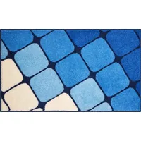 GRUND Badteppich Shanga Blau 120 x 70 cm