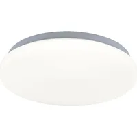 V-Tac LED Deckenleuchte Flurlampe Wohnzimmerleuchte, Metall Kunststoff weiß rund,