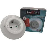 MAXXMEE LED-Steckdosenleuchte - weiß