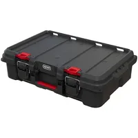 KETER Stack'N'Roll Werkzeugkoffer mit Organizer schwarz 26,56 l