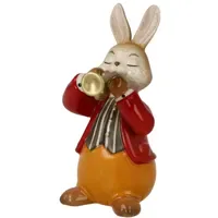 GOEBEL Hasenfigur Eifriger Trompeter - Osterhasen