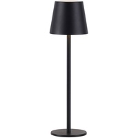 Just light. LED-Akku-Tischleuchte Euria Schwarz 37 cm x Ø