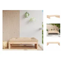 VidaXL Gartenhocker 120x80 cm Massivholz Kiefer
