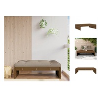 VidaXL Gartenhocker Honigbraun 120x80 cm Massivholz Kiefer