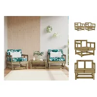 VidaXL Gartenstuhl 55 x 70 x 106 cm braun