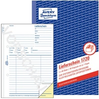 Avery Zweckform Lieferschein, A5, 40 Blatt (1720)