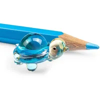 SIKORA 15XS Mini Glasfigur Wasserschildkröte L ca. 2,0 cm