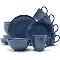 Echtwerk 16-teiliges Vintage Kombiservice "Alicia" Modern-Design für 4 Personen,