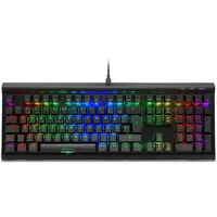 Sharkoon Skiller SGK40 Black, LEDs RGB, Huano Red USB,