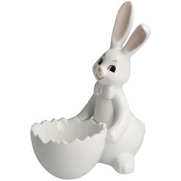 GOEBEL Hase mit Schale Sweet Boy - Figur Snow