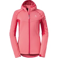 Schöffel Damen Unterjacke Fleece Hoody Hydalen L, clasping rose,