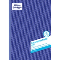 Avery Zweckform 427 Kassenabrechnung A4 2x50Blatt